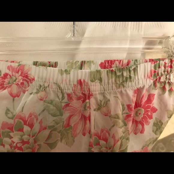 NEW LL Bean Classic Pink Floral Pajama Set XL - Picture 7 of 8